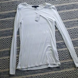 NWT long sleeve white shirt 🤍